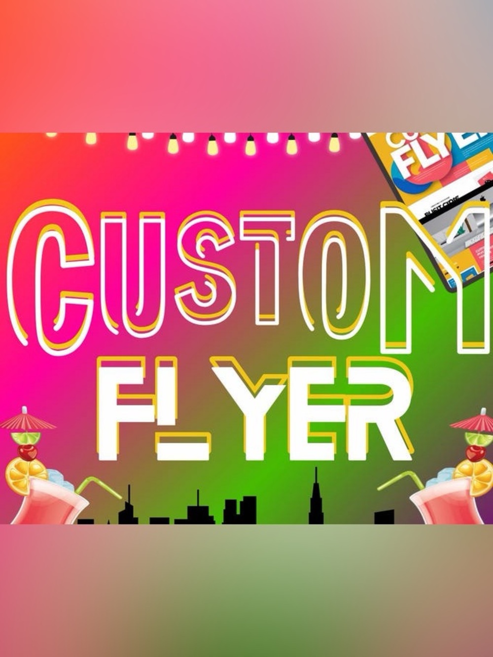 Custom Flyers w Video ($35start/$50w up to 16 pics and video and music) - Picture 5 of 16